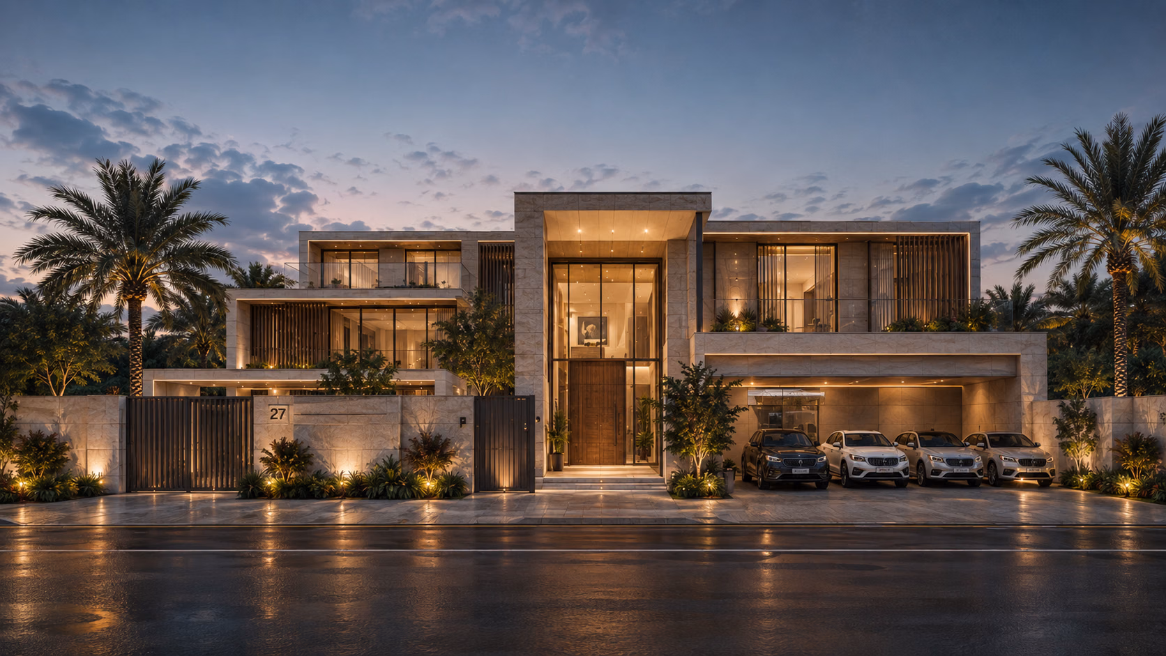 Al Khawaneej Courtyard Villa, Residential, Al Khawaneej First, Dubai — designed and built by AHW Architects - 1