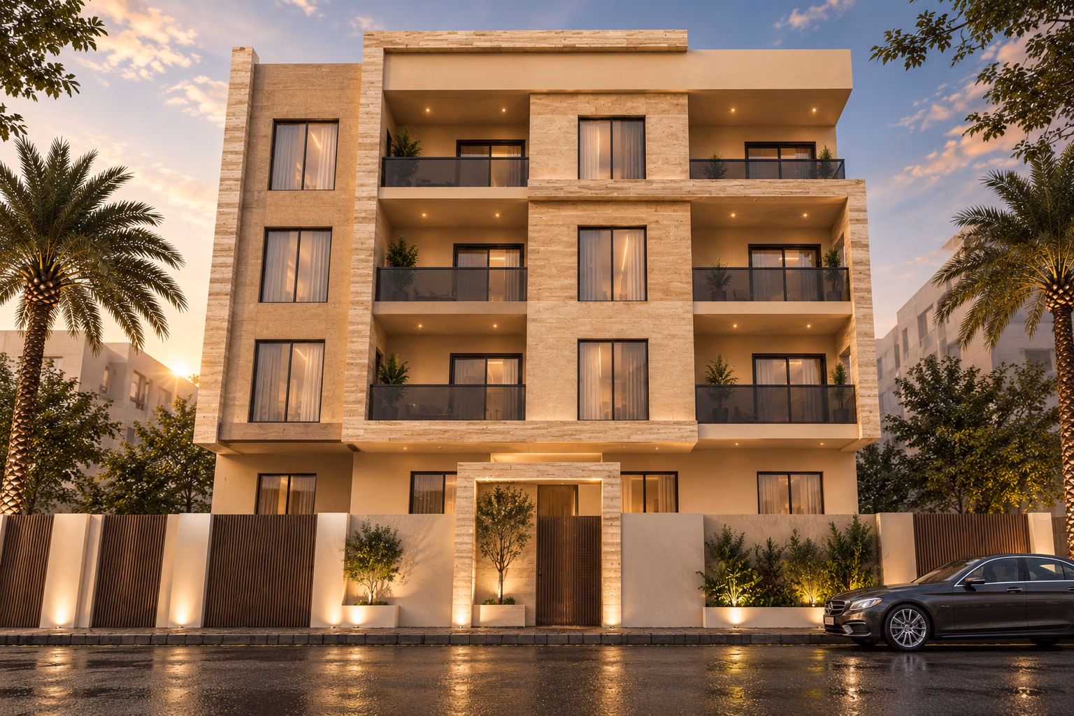 Beit Al Watan Smart Residential Building, Residential, New Cairo — designed and built by AHW Architects - 1