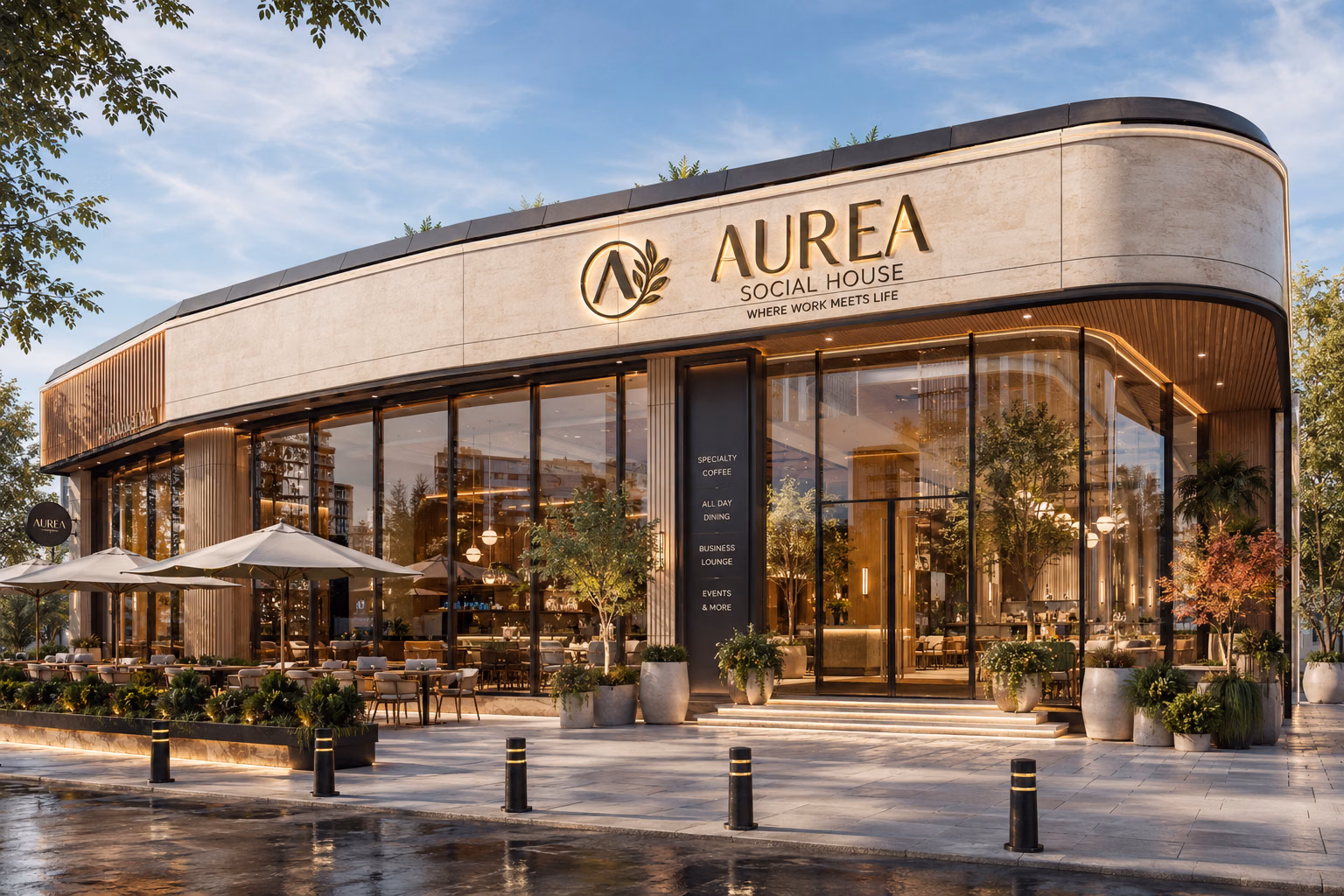 AUREA Social House — Hospitality project in New Administrative Capital, Cairo, Egypt