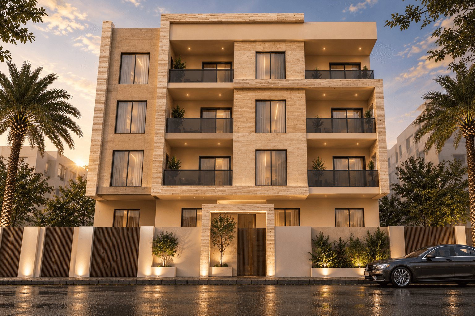 Beit Al Watan Smart Residential Building — Design 1