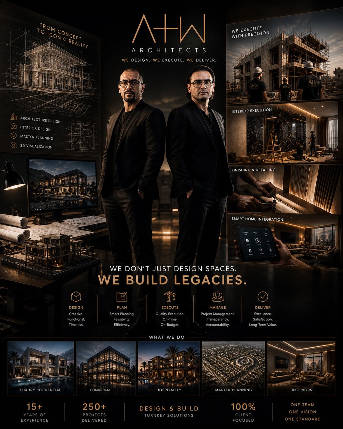 Ahmed Al Wardany, Founder and Principal, and Mahmoud Al Wardany, Managing Partner and Egypt CEO, of AHW Architects